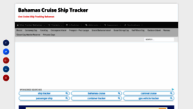 What Shiptrackerbahamas.com website looked like in 2019 (4 years ago)