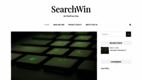 What Searchwin.net website looked like in 2019 (4 years ago)