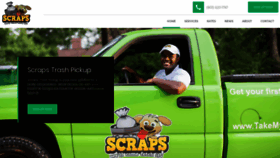 What Scrapstrashremoval.com website looked like in 2019 (4 years ago)