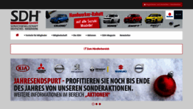 What Sdh.de website looked like in 2019 (4 years ago)