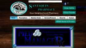 What Santaquinpharmacy.com website looked like in 2019 (4 years ago)