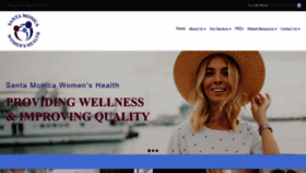 What Santamonicawomenshealth.com website looked like in 2019 (4 years ago)