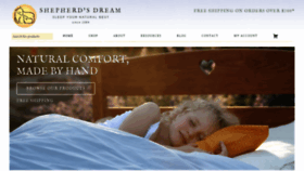 What Shepherdsdream.com website looked like in 2019 (4 years ago)