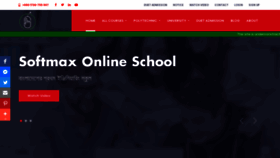 What Softmaxonlineschool.com website looked like in 2019 (4 years ago)