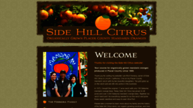 What Sidehillcitrus.com website looked like in 2019 (4 years ago)