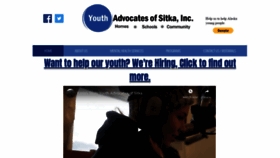 What Sitkayouth.org website looked like in 2019 (4 years ago)