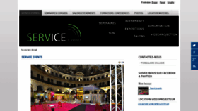 What Servicevents.fr website looked like in 2019 (5 years ago)