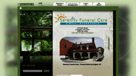 What Serenityfuneralcare.com website looked like in 2019 (4 years ago)