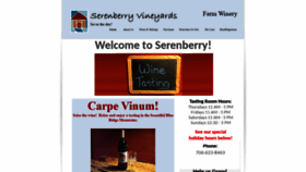 What Serenberryvineyards.com website looked like in 2019 (4 years ago)