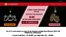 What Sellsilvernow.co.in website looked like in 2019 (4 years ago)