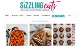 What Sizzlingeats.com website looked like in 2019 (4 years ago)