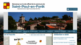 What Saintpaulenforet.fr website looked like in 2019 (4 years ago)