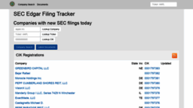 What Sec.report website looked like in 2019 (4 years ago)