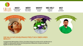 What Salus-naturheilpraxis.de website looked like in 2019 (4 years ago)