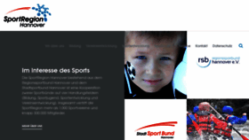 What Sportregionhannover.de website looked like in 2019 (4 years ago)