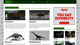 What Search4dinosaurs.com website looked like in 2019 (4 years ago)