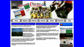 What Soccercoachingmagazine.com website looked like in 2019 (4 years ago)