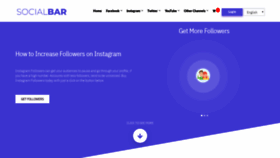 What Socialbar.net website looked like in 2019 (4 years ago)