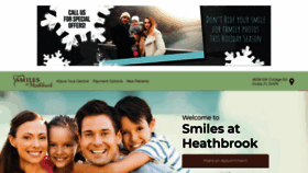 What Smilesatheathbrook.com website looked like in 2019 (4 years ago)