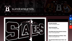 What Slaterathletics.org website looked like in 2019 (4 years ago)