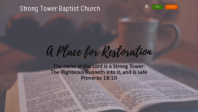 What Strongtowerbaptist.org website looked like in 2019 (4 years ago)