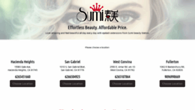 What Sumibeautystation.com website looked like in 2019 (4 years ago)