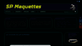 What Spmaquettes.com website looked like in 2019 (4 years ago)