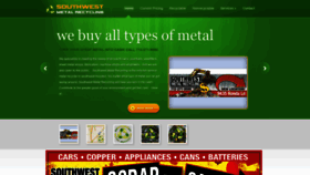 What Southwestmetalrecyclinghouston.com website looked like in 2019 (4 years ago)