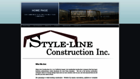What Style-lineconstruction.com website looked like in 2019 (5 years ago)