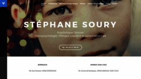 What Stephane-soury-neuropsychologue.fr website looked like in 2019 (4 years ago)