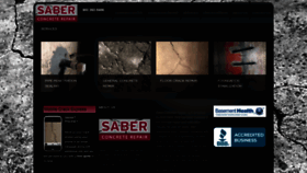 What Saberconcrete.com website looked like in 2019 (4 years ago)