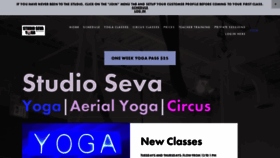What Studio-seva.com website looked like in 2019 (4 years ago)