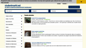 What Studentmarkt.net website looked like in 2019 (4 years ago)
