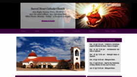 What Sacredheartwaco.com website looked like in 2019 (4 years ago)