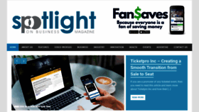 What Spotlightonbusinessmagazine.com website looked like in 2019 (4 years ago)