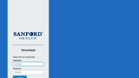 What Secureapps.sanfordhealth.org website looked like in 2019 (4 years ago)