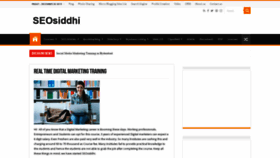 What Seosiddhi.com website looked like in 2019 (4 years ago)