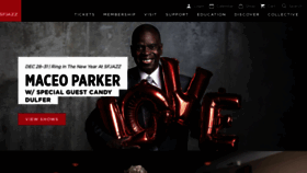 What Sfjazz.org website looked like in 2019 (6 years ago)