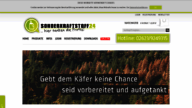 What Sonderkraftstoff24.de website looked like in 2019 (4 years ago)