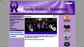 What Stopfamilyviolence.pe.ca website looked like in 2019 (4 years ago)