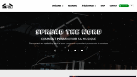 What Spreadtheword.fr website looked like in 2019 (4 years ago)