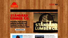 What Standardlumberco.com website looked like in 2019 (4 years ago)