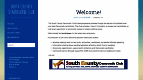 What Southcountydemclub.org website looked like in 2019 (4 years ago)