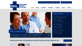 What Springfieldmed.com website looked like in 2019 (4 years ago)