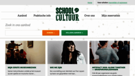 What Schoolmetcultuur.be website looked like in 2019 (4 years ago)