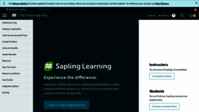 What Saplinglearning.ca website looked like in 2019 (4 years ago)