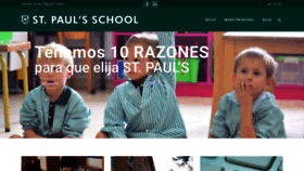What Stpauls.es website looked like in 2019 (4 years ago)