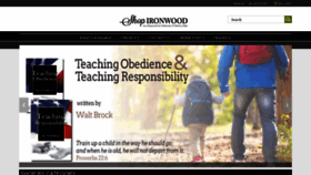 What Shopironwood.org website looked like in 2019 (4 years ago)