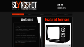 What Slyngshotmarketing.com website looked like in 2019 (4 years ago)
