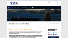 What Swissintlawschool.org website looked like in 2019 (4 years ago)